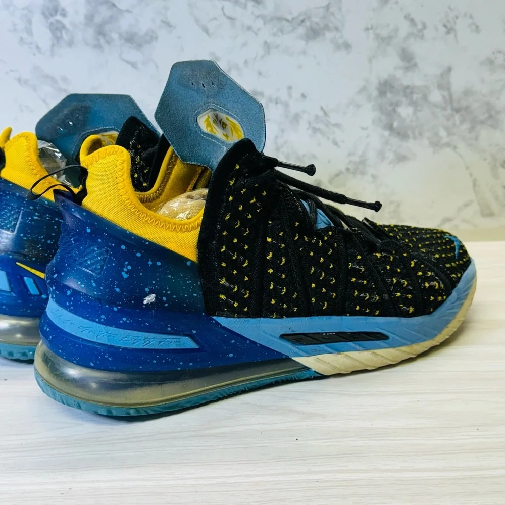 Nike LeBron 18 Lakers Heritage 2020 JAMES 23 Size 9.5